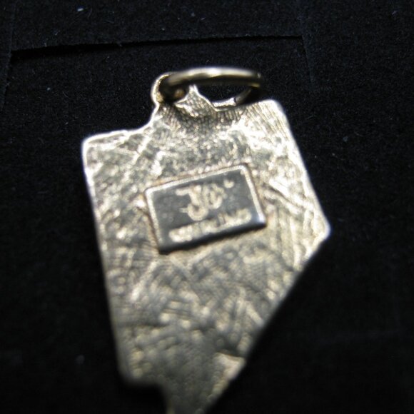 Vintage State of Nevada  Sterling Silver Charm - Picture 3 of 4